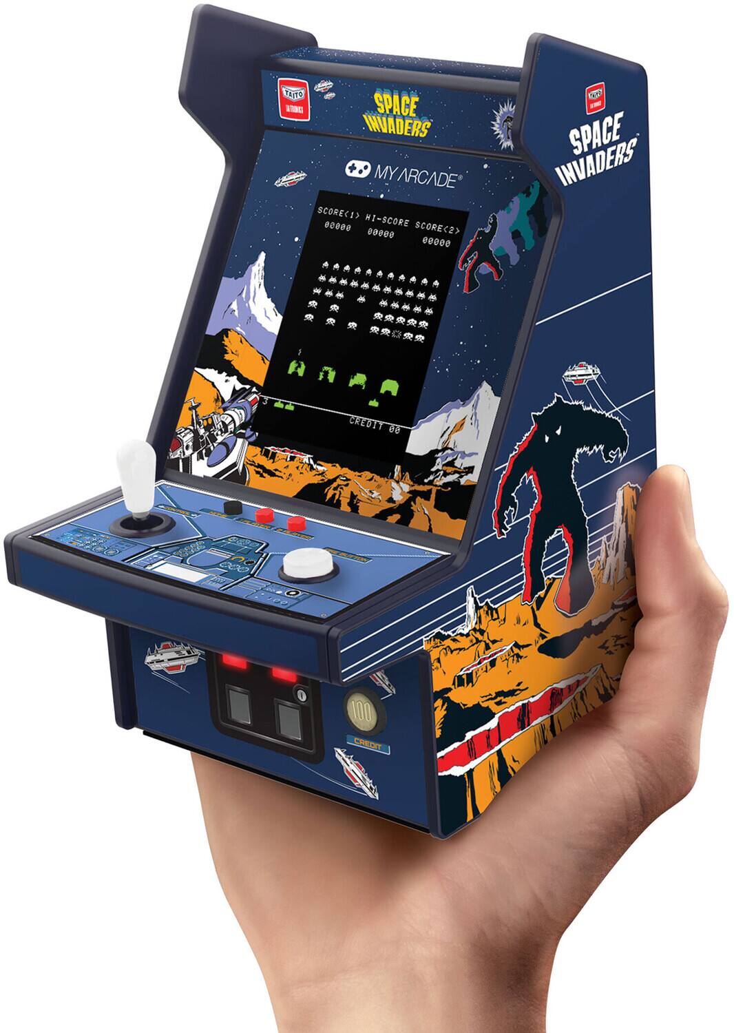 TAITO  
SPACE INVADERS  
MY ARCADE  

HI-SCORE SCORE(2) 000000  
SCORE(1) 00000  

CREDIT 100  

SPACE INVADERS