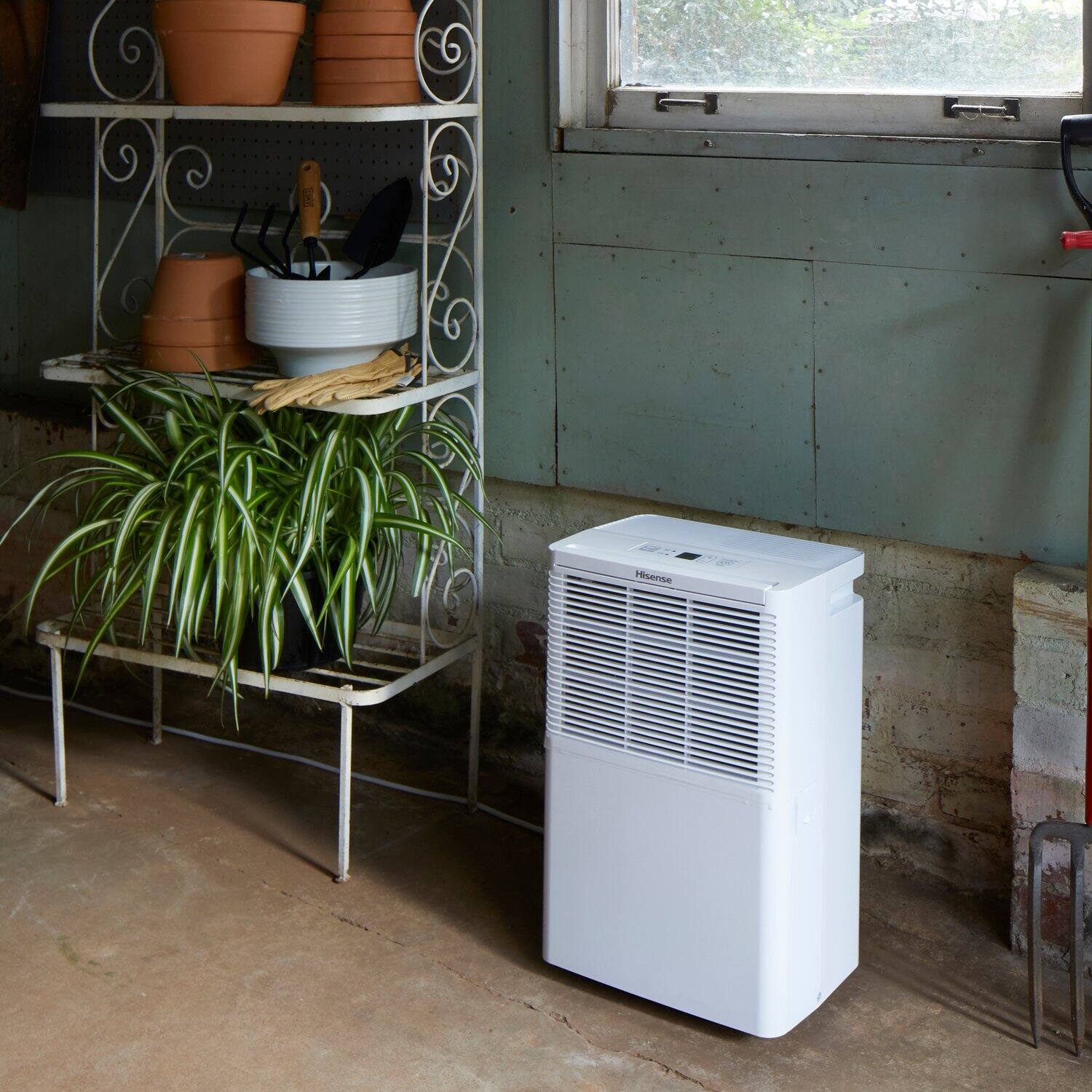 Alt View 24. Hisense - Hisense 25 Pint 6 Quart Bucket Capacity Dehumidifier - White.