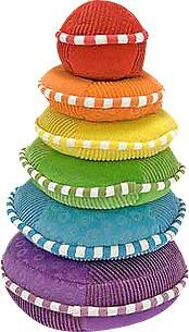 Front Standard. Melissa & Doug - Soft Rainbow Stacker.