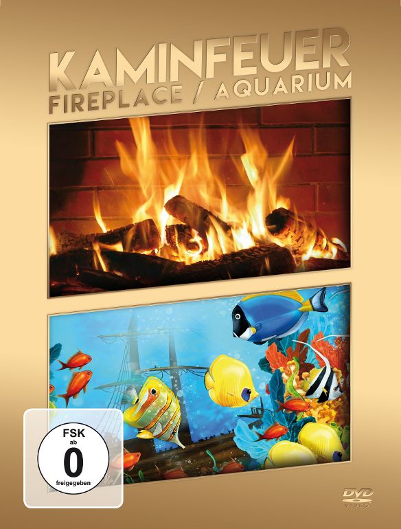 Kaminfeuer: Fireplace/Aquarium [DVD]