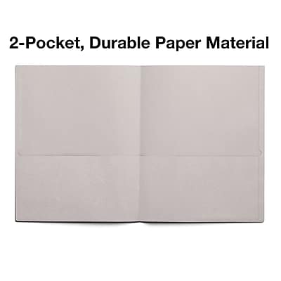 2-Pocket, Durable Paper Material