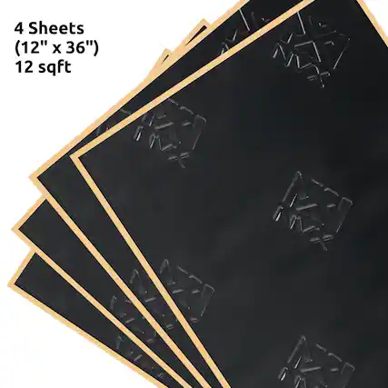 4 Sheets (12" x 36") 12 sqft