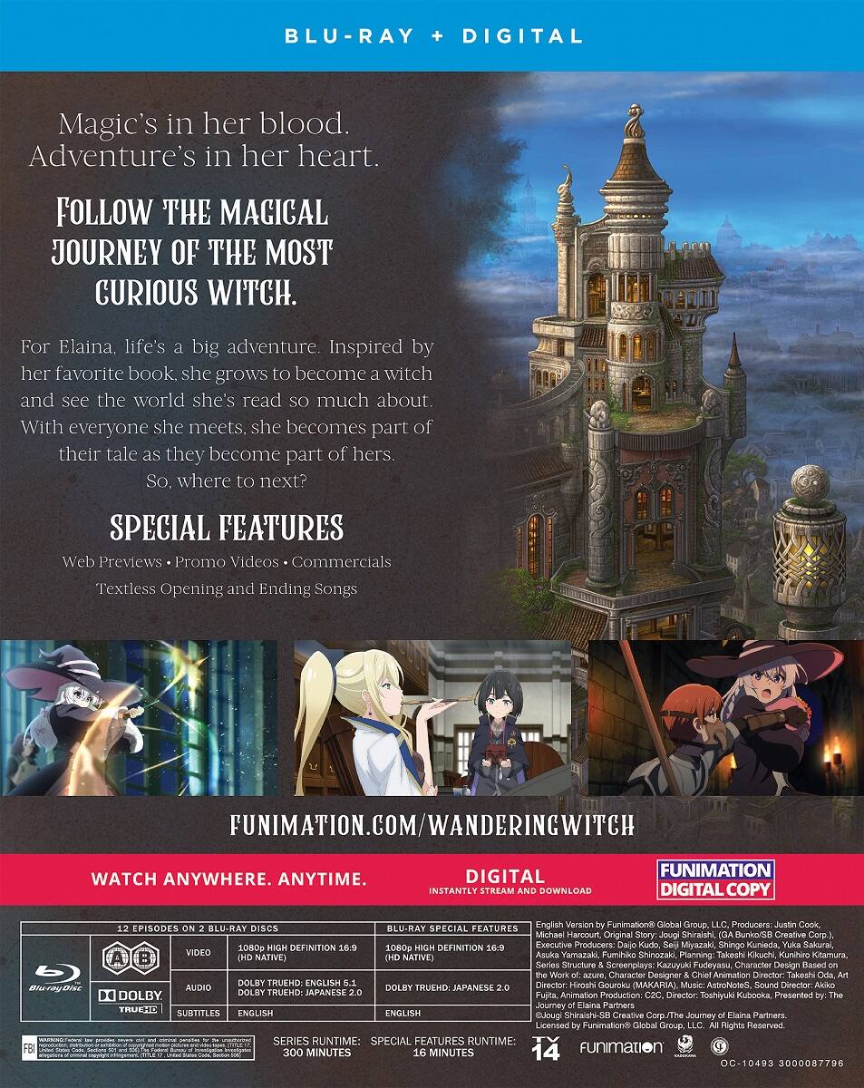 Alt View 1. Wandering Witch: The Journey Of Elaina - The Complete Season   - BLU-RAY.