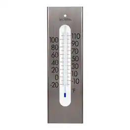 La Crosse Technology - 9 inch Stainless Steel Capillary Thermometer - Silver