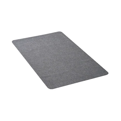 Front. VEVOR - Chair Mat, 55 x 35-inch Office Chair Mat for Hard Floors, Floor Protector for Rolling Chairs, Polyester Surface - Dark gray.
