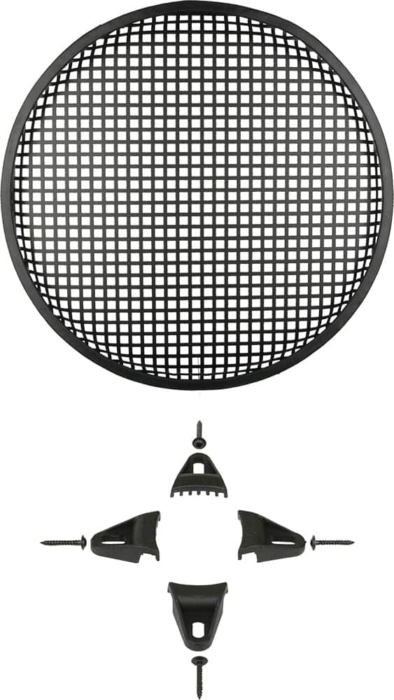 Metra - Install Bay 10" Waffle Grille - Black - Front_Zoom