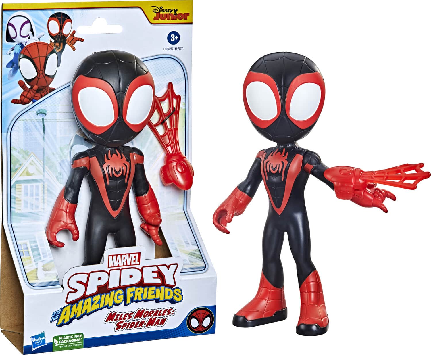 Hasbro - Collectibles - Marvel Spidey and His Amazing Friends Supersized Miles Morales: Spider-Man - COLLECTIBLES - Multicolor price history on PriceWatchPro