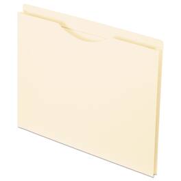 Tops Business Forms - Manila Reinforced File Jackets, 2-Ply Straight Tab, Letter-Size, Manila, 50/Box