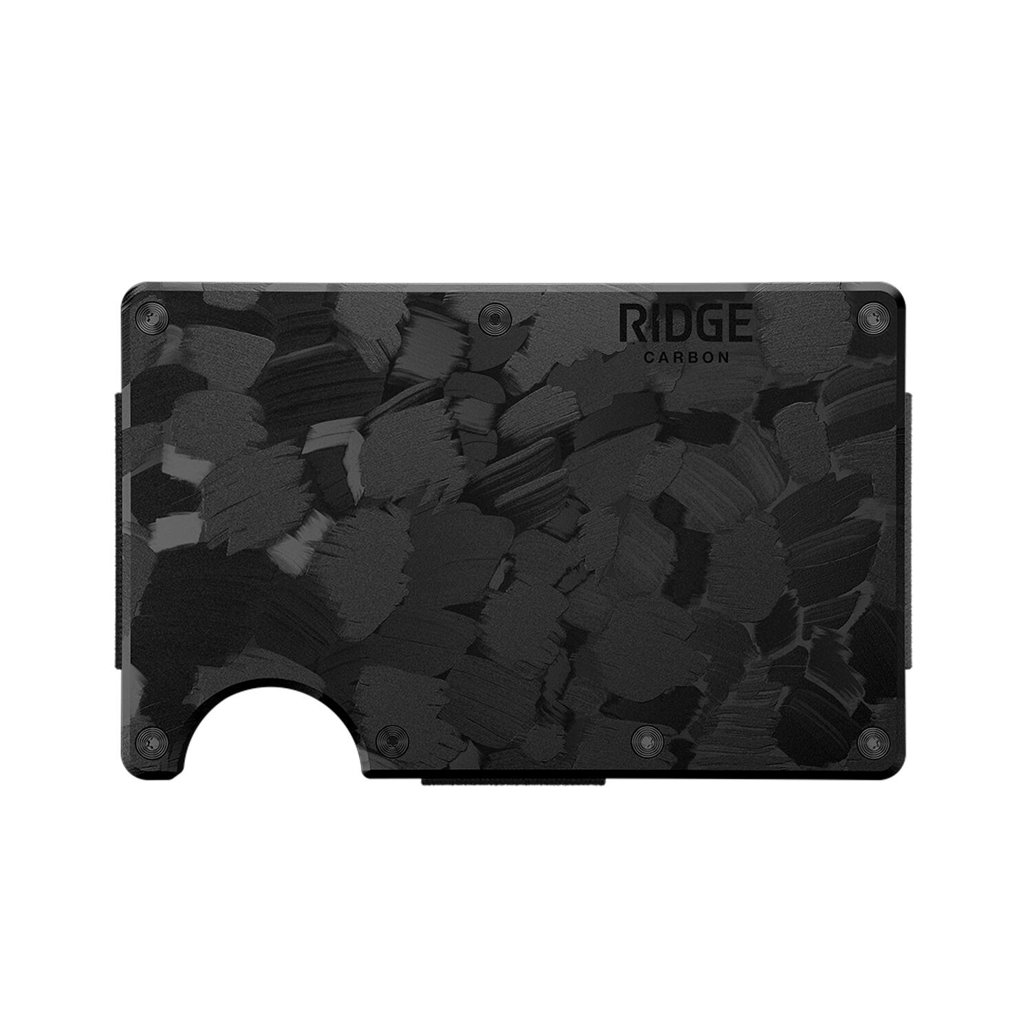 The Ridge Wallet - CASH STRAP - Forged Carbon
