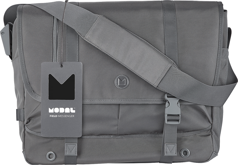 Modal™ Athletic Field Messenger Laptop Bag Gray MD - Best Buy