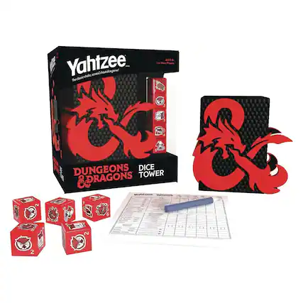 Yahtzee, the classic "shakes & shouts" dice game! - The classic AGES 8+ - 1 or More Players - Dungeons & Dragons Dice Tower