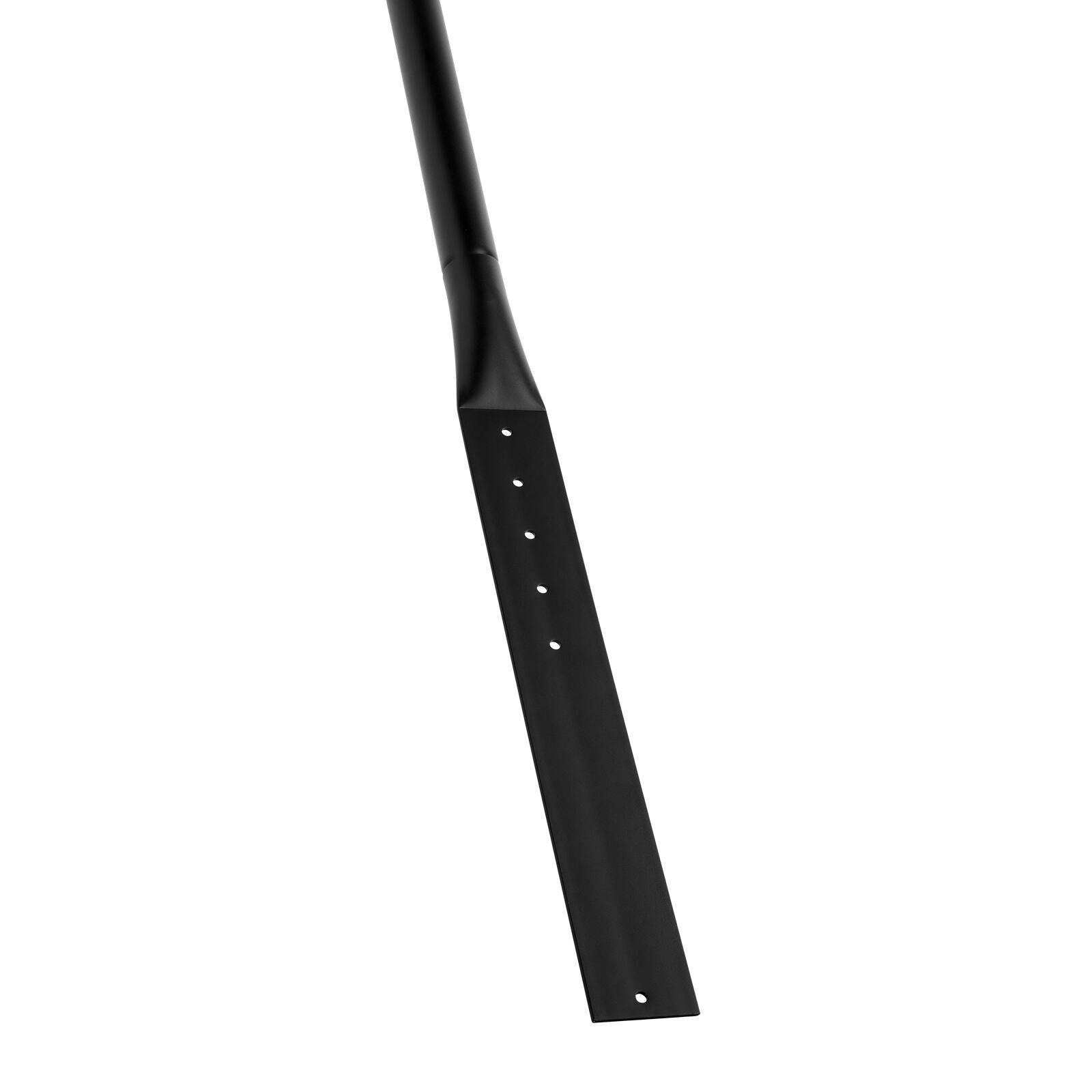 Alt View 5. VEVOR - Cast Iron Sign Post,4 ft Portable Heavy Duty Steel Post Sign Holder with Hard Plastic Base & Wheels,U-Channel Sign Stand - Black.