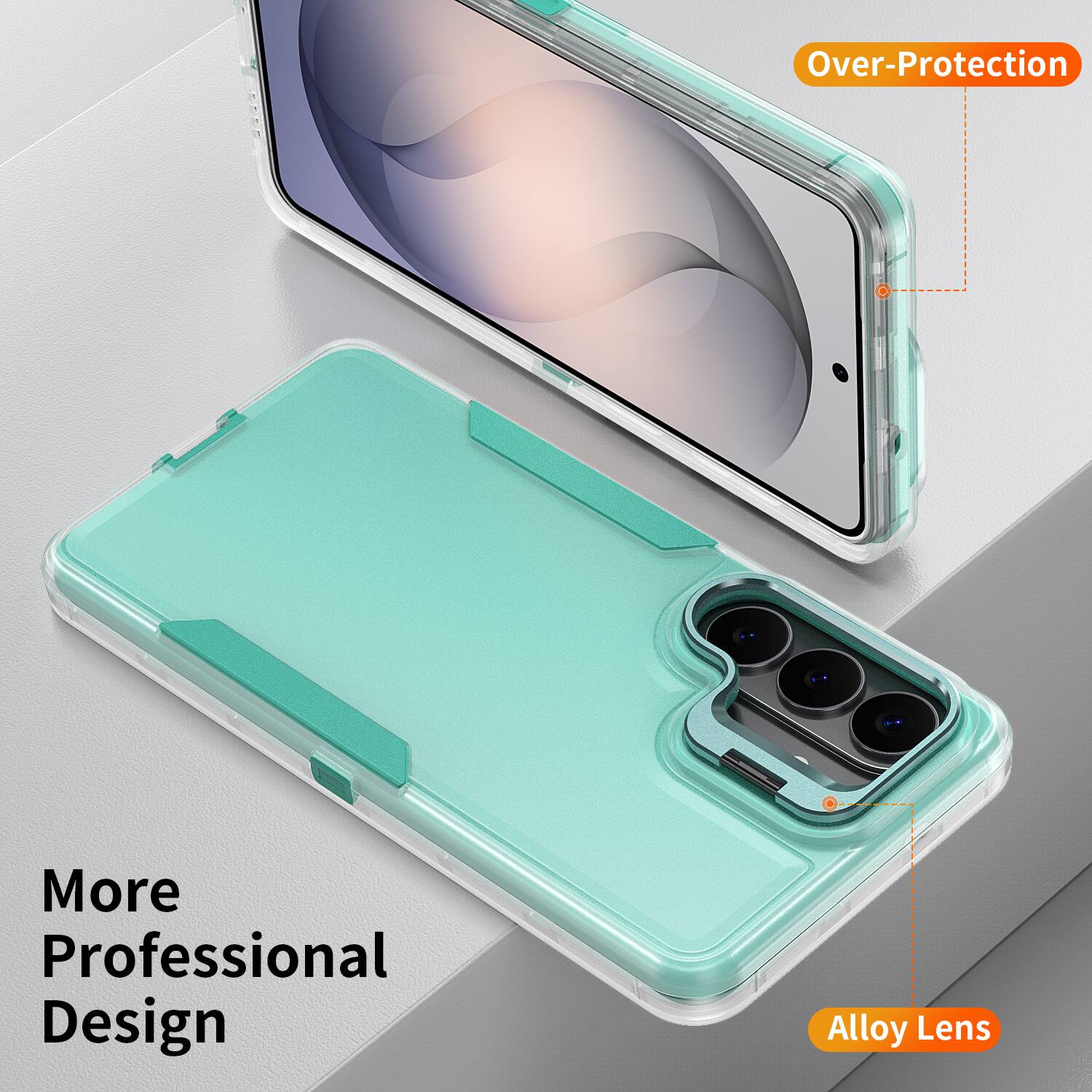 Over-Protection  
More Professional Design  
Alloy Lens