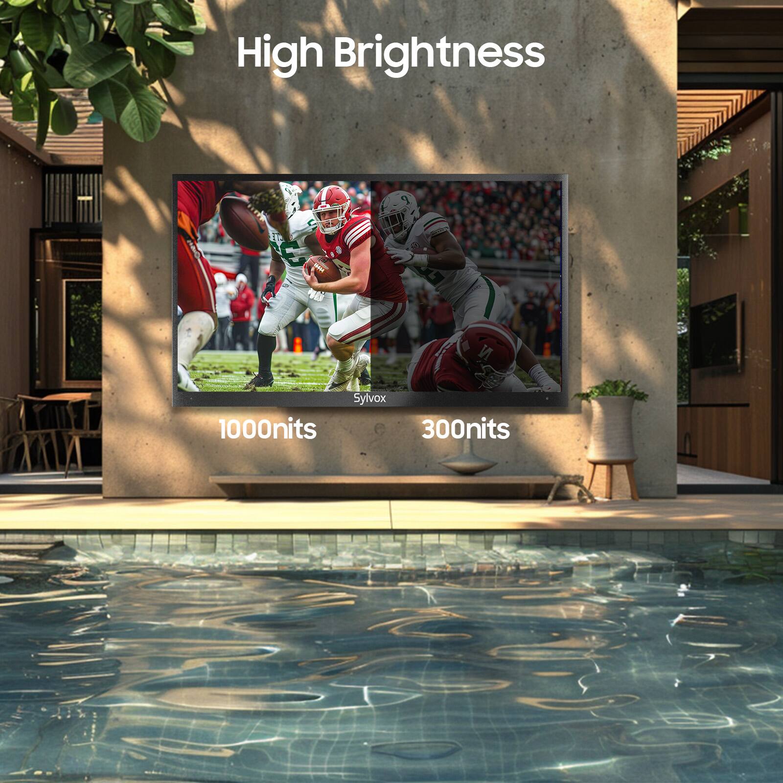 High Brightness  
Sylvox  
1000nits  
300nits