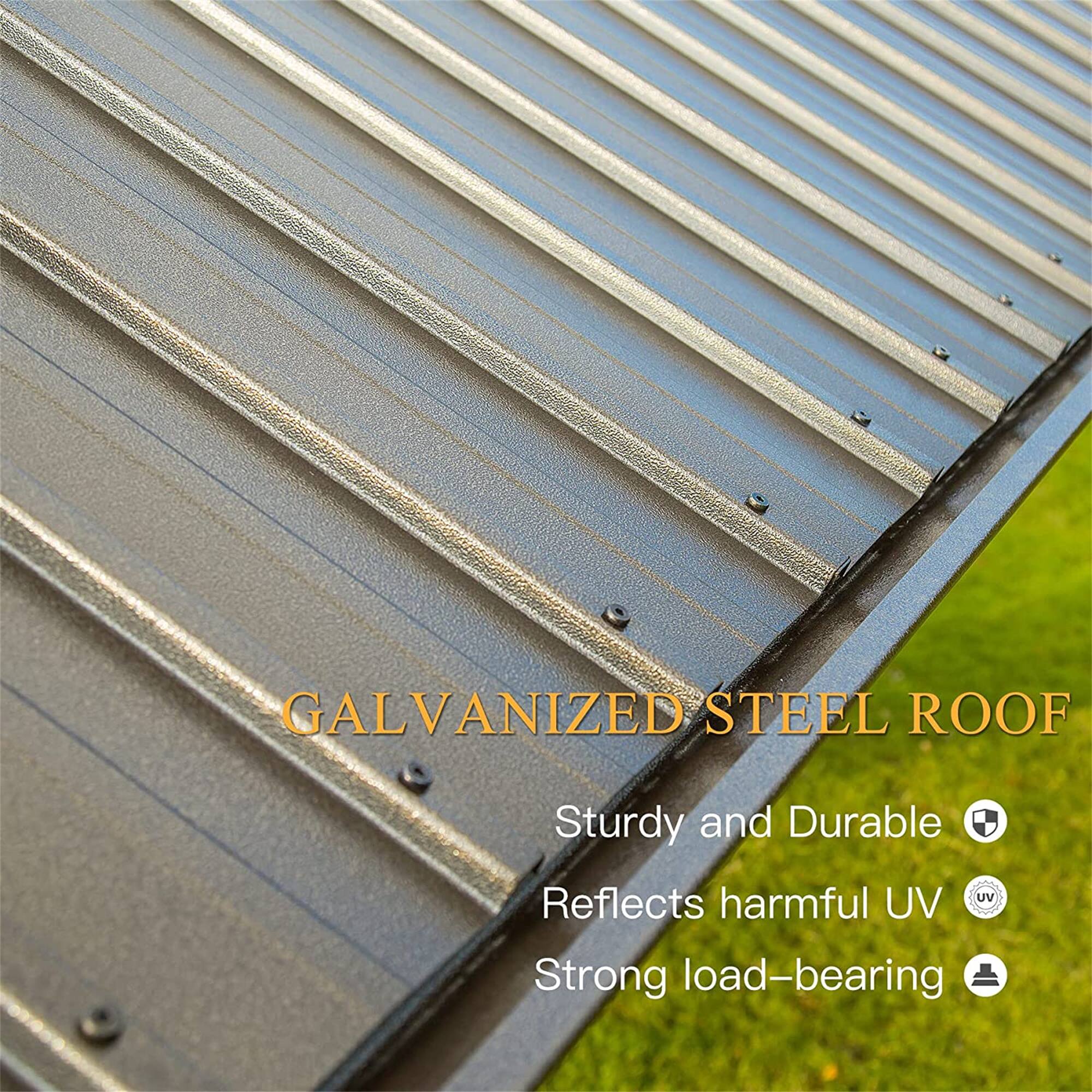 GALVANIZED STEEL ROOF

- Sturdy and Durable
- Reflects harmful UV
- Strong load-bearing