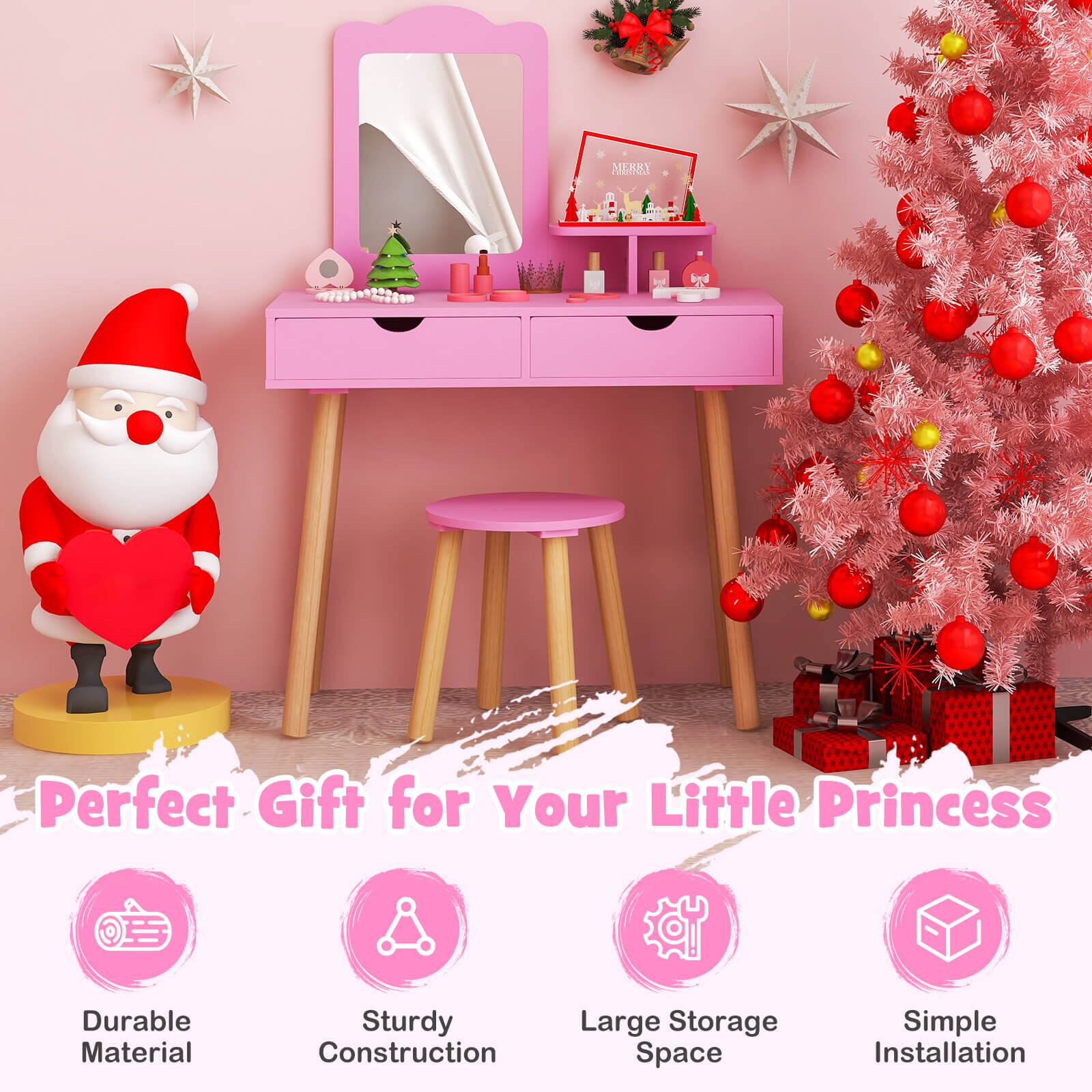 Perfect Gift for Your Little Princess

- Durable Material
- Sturdy Construction
- Large Storage Space
- Simple Installation