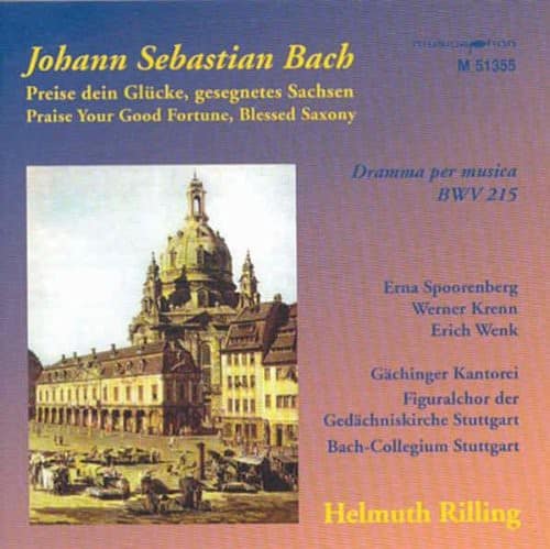 Bach / Spoorenberg / Bach Collegium / Rilling - Praise Your Good Fortune   - COMPACT DISCS [CD] price history on PriceWatchPro