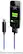 Front Standard. Dexim - 31.5" Visible Green Charge/Sync Cable - Black/Purple.