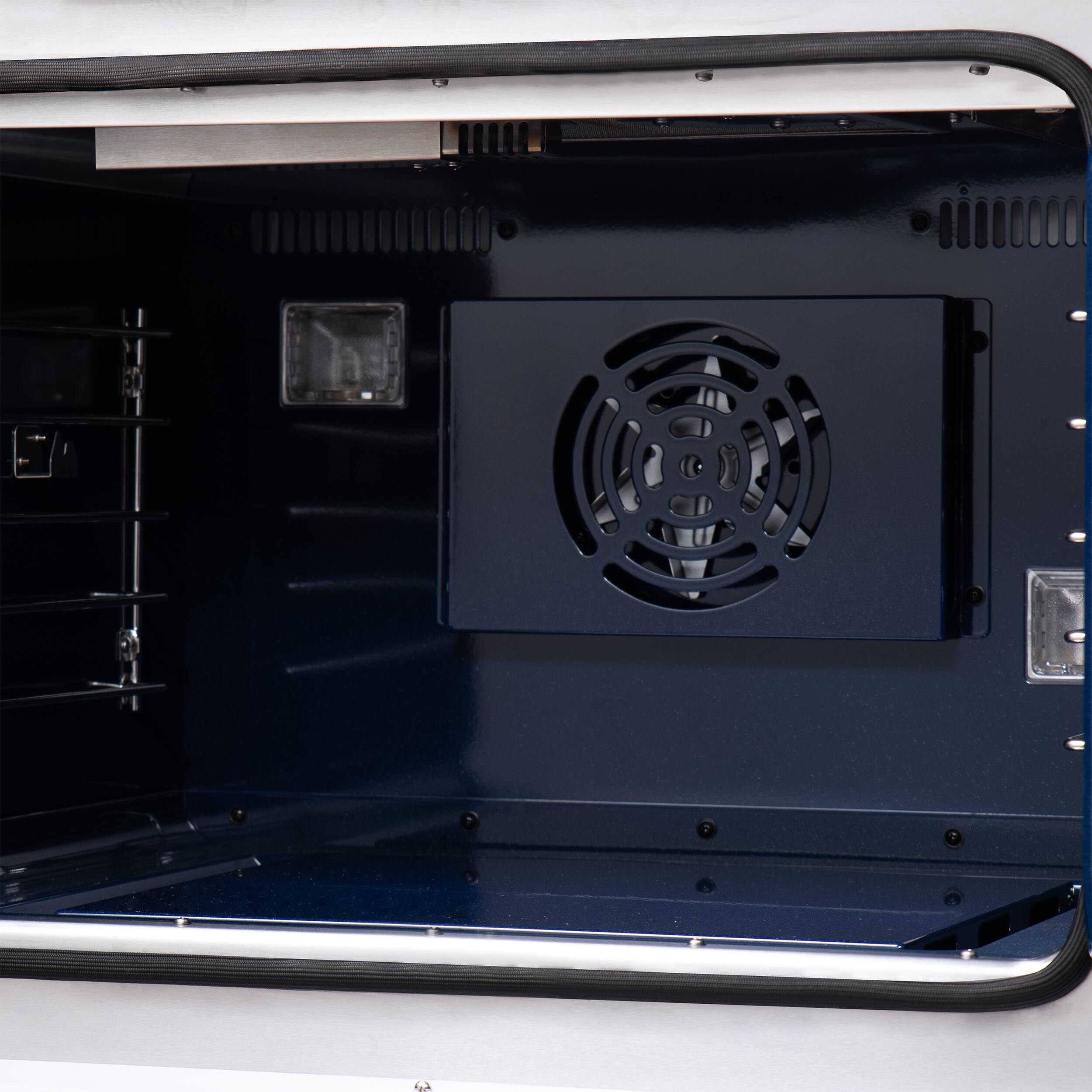 Alt View 13. Forno Appliances - Capriasca 5.36 Cu. Ft. Freestanding Gas Convection Range with French Doors and Rotisserie Air Fryer - White.