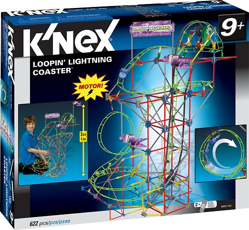 Best Buy K NEX Loopin Lightning Coaster Building Set 50025