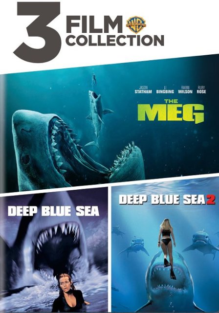 Front Standard. The Meg/Deep Blue Sea/Deep Blue Sea 2 [DVD].