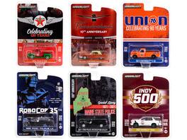 "Anniversary Collection" Set of 6 pieces Series 15 1/64 Diecast Model Cars by Greenlight - Multicolor