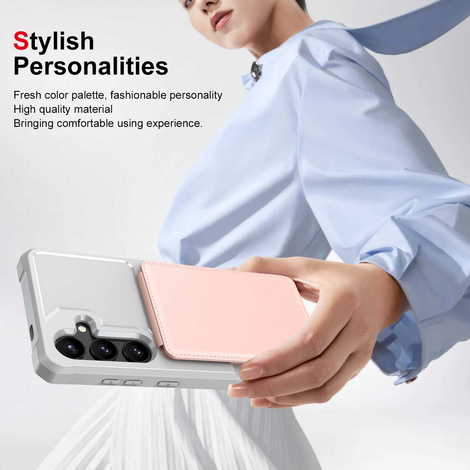 Stylish Personalities

Fresh color palette, fashionable personality  
High quality material  
Bringing comfortable using experience.