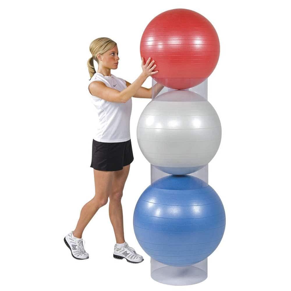 Power Systems - Stability Ball Storage Stackers, 3-Pack Adjustable Rings, Clear - White price history on PriceWatchPro