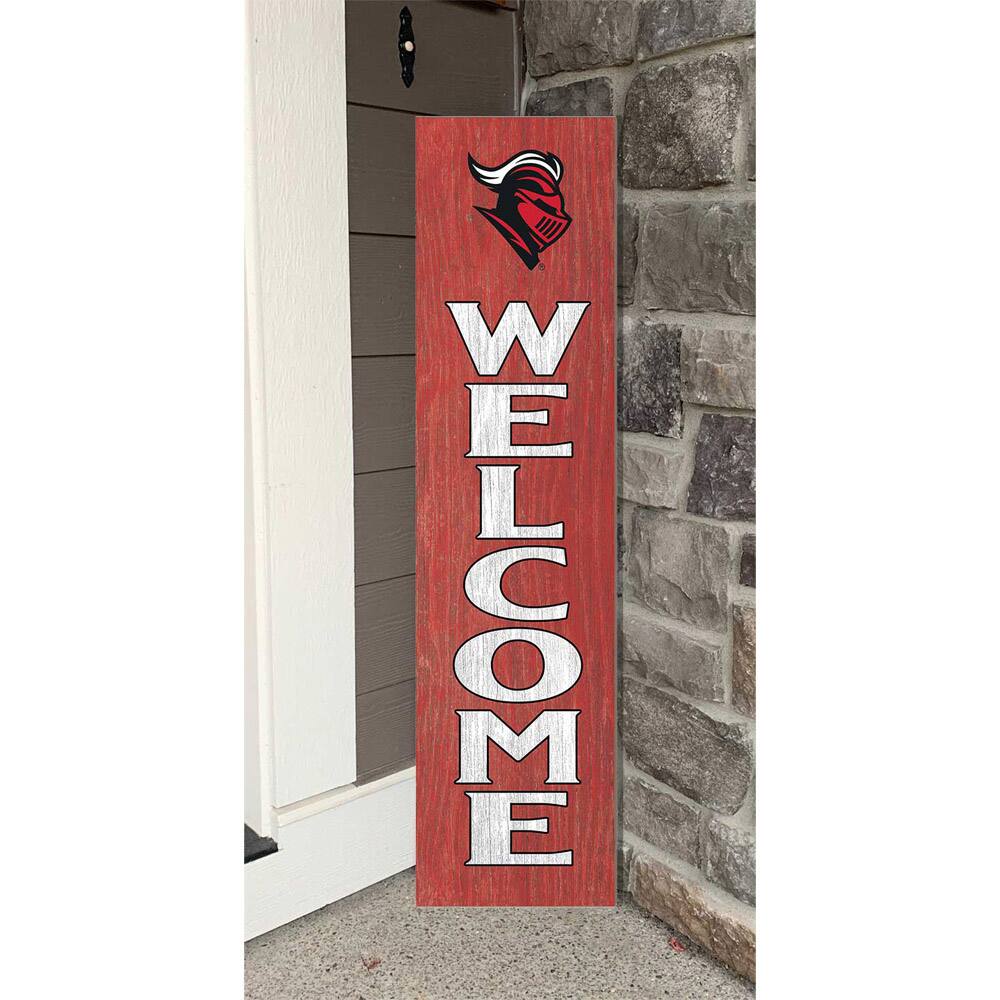 Alt View 1. Jardine - Rutgers Scarlet Knights 12'' x 48'' Welcome Outdoor Leaner - Red.