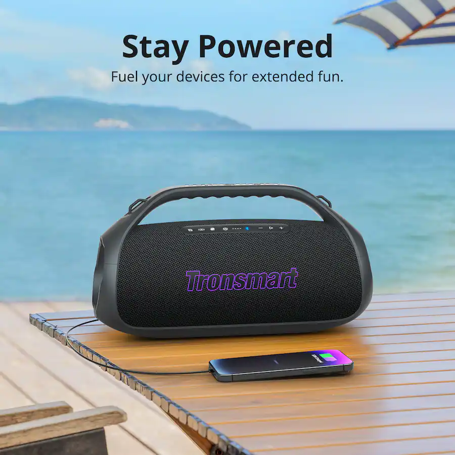 Tronsmart Bang Portable Bluetooth Speaker, 90W Deep Bass, Custom