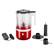 Angle. KitchenAid - 5 Cup Cordless Rechargeable Chopper - Empire Red.