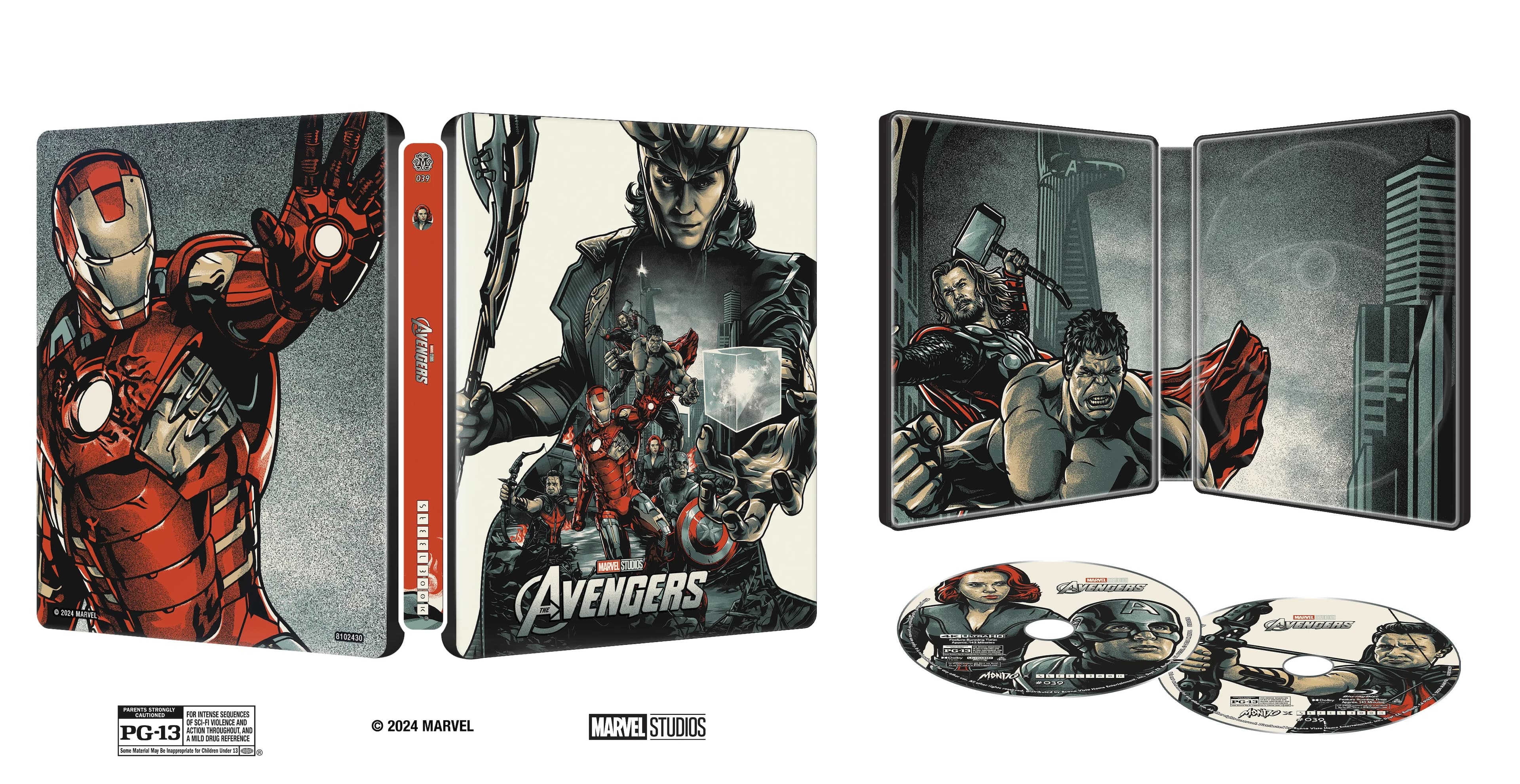 Steelbook Marvel's The Avengers (4K / Blu-ray + Digital) [4K Ultra HD Blu-ray]