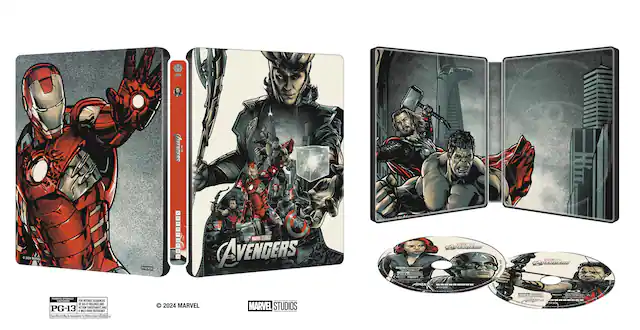 Front. Steelbook Marvel's The Avengers (4K / Blu-ray + Digital).