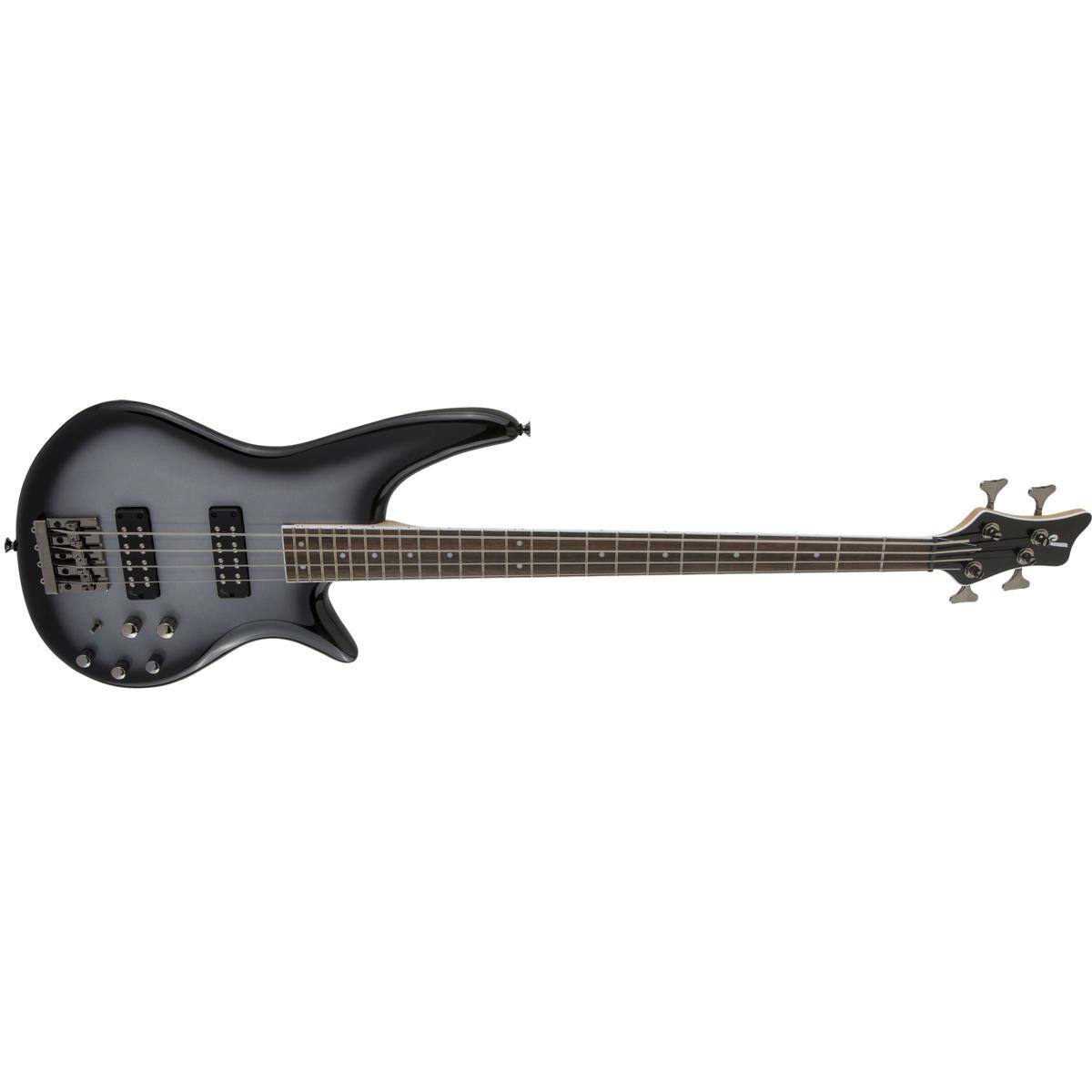 Alt View 3. Jackson - Jackson JS Series Spectra Bass JS3 Electric Guitar, Laurel Fingerboard, Silverburst.