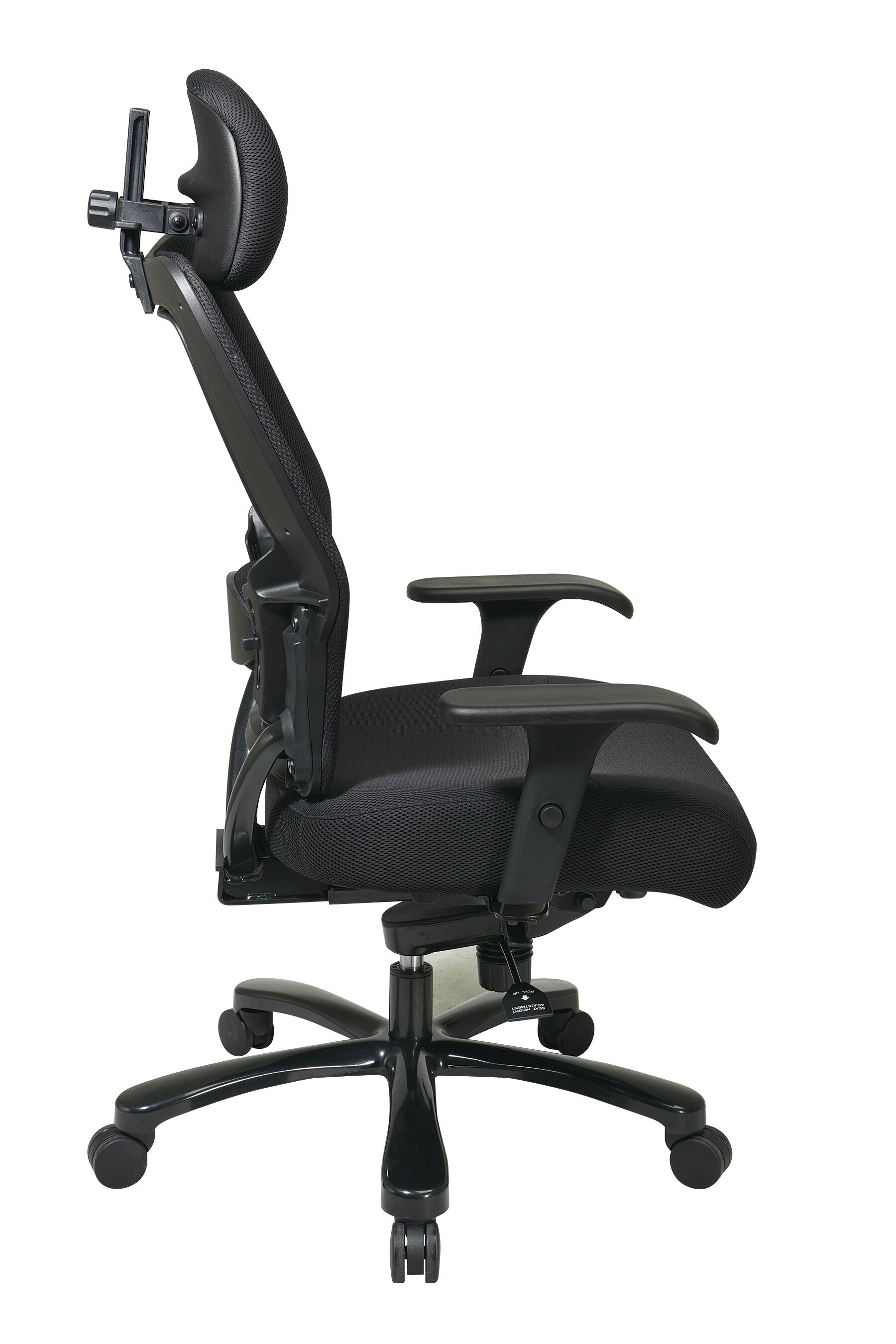Left. Office Star Products - Big and Tall Professional Chair - Black.