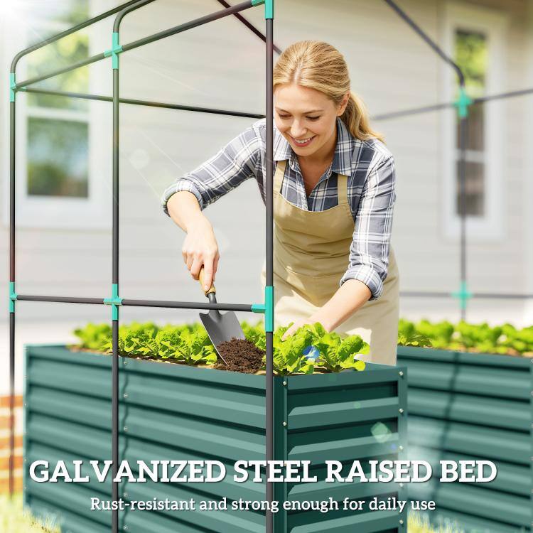 GALVANIZED STEEL RAISED BED  
Rust-resistant and strong enough for daily use
