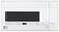 Front. LG - 2.0 Cu. Ft. Over-the-Range Microwave - Smooth White.