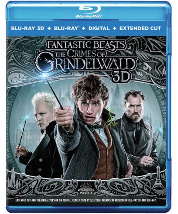 Fantastic Beasts: The Crimes of Grindelwald [3D] [Blu-ray] [Blu-ray/Blu-ray 3D] [2018]