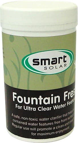 Angle Standard. Smart Solar - Fountain Fresh Water Clarifier Powder.