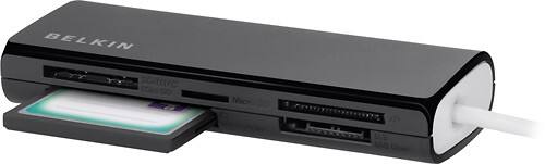 Front Standard. Belkin - USB 2.0 Universal Media Card Reader.