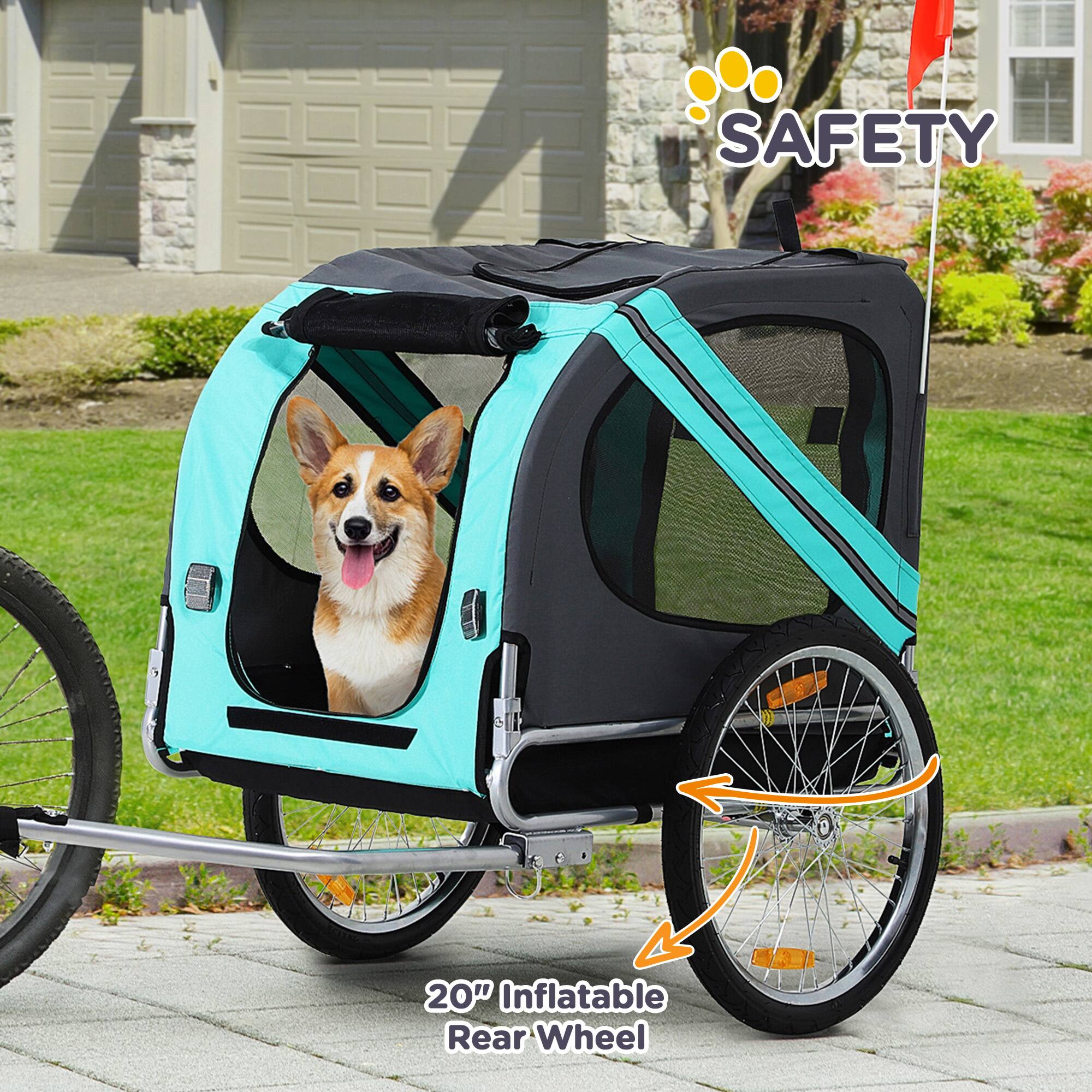 SAFETY

20" Inflatable Rear Wheel