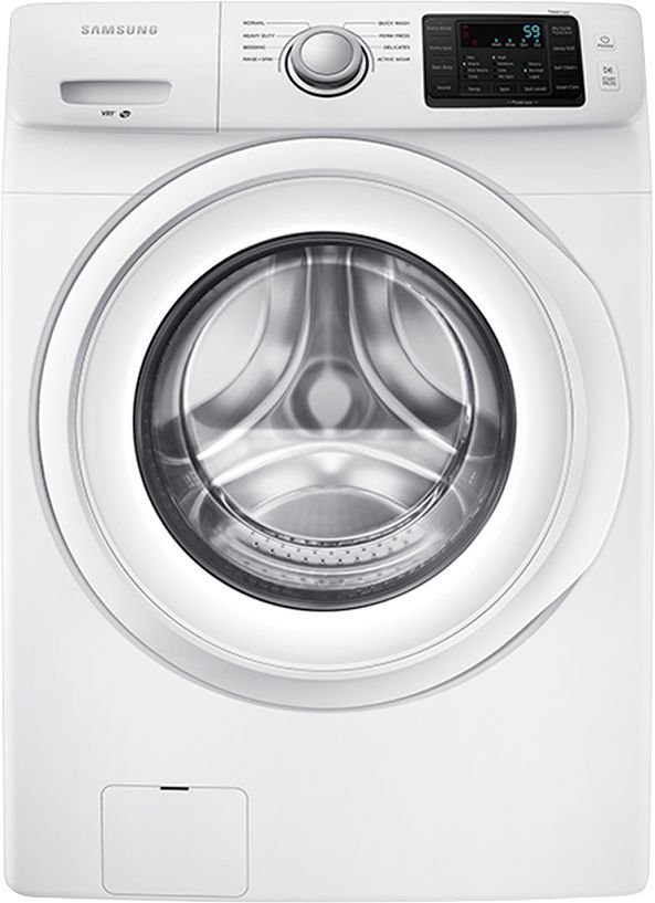 Samsung - 4.2 Cu. Ft. 8-Cycle High-Efficiency Front-Loading Washer - White - Front_Zoom