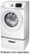 Left. Samsung - 4.2 Cu. Ft. High-Efficiency Stackable Smart Front Load Washer with Vibration Reduction Technology+ - White.