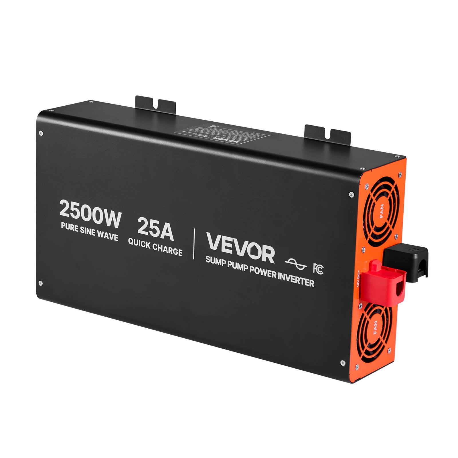 VEVOR  
2500W PURE SINE 25A QUICK CHARGE VEVOR SUMP PUMP POWER INVERTER