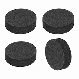 Unique Bargains - 4pcs Single Sided Speaker Isolation Feet Pads, 20x5mm Non Slip Foam Shock Absorption Pad for Amplifier - Black