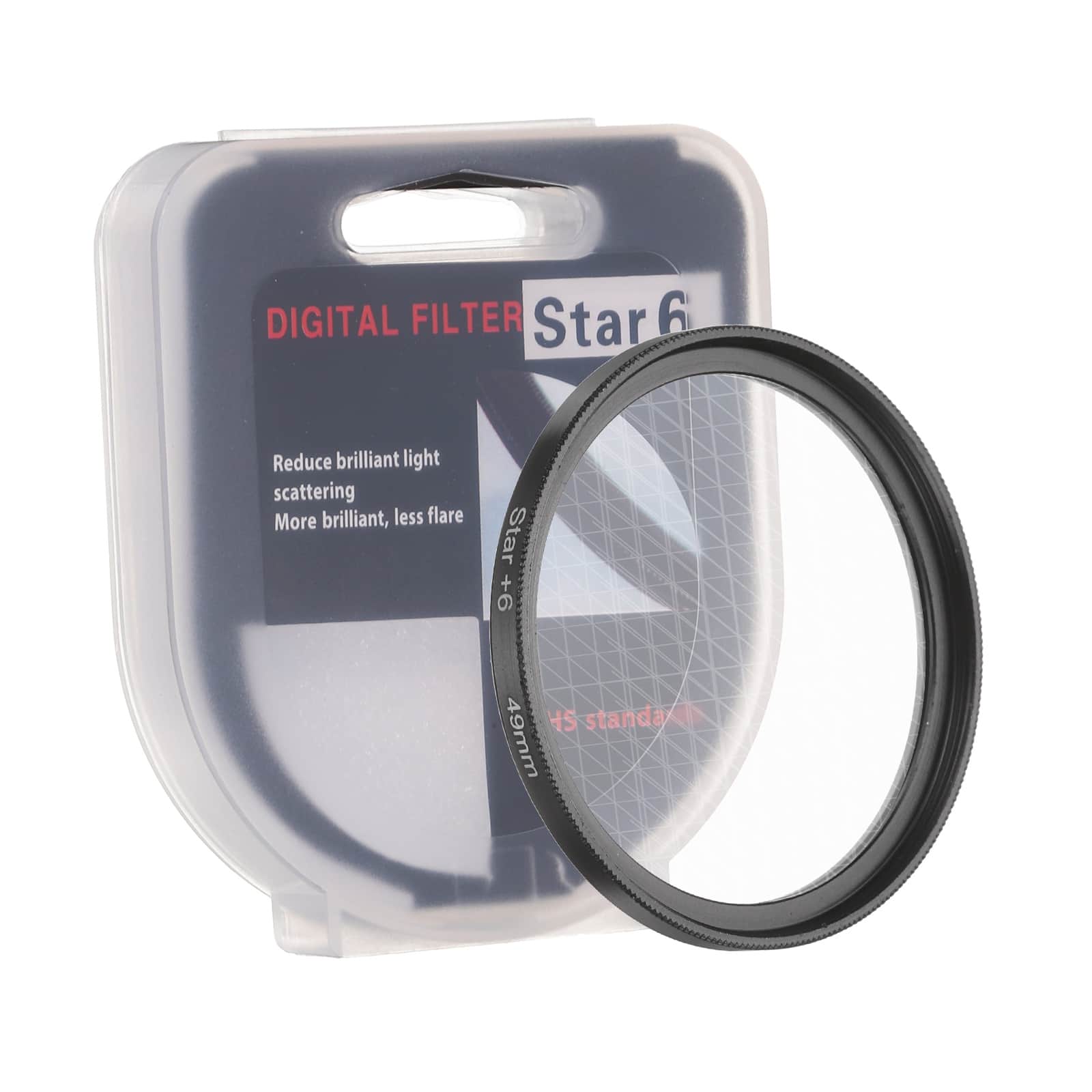 Unique Bargains - 49mm Star Filter, 8 Points Starburst Variable Twinkle Effect Ultra Slim Optical for Nikon DSLR