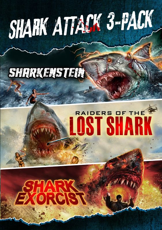 

Shark Attack 3-Pack: Sharkenstein/Raiders of the Lost Shark/Shark Exorcist [DVD]