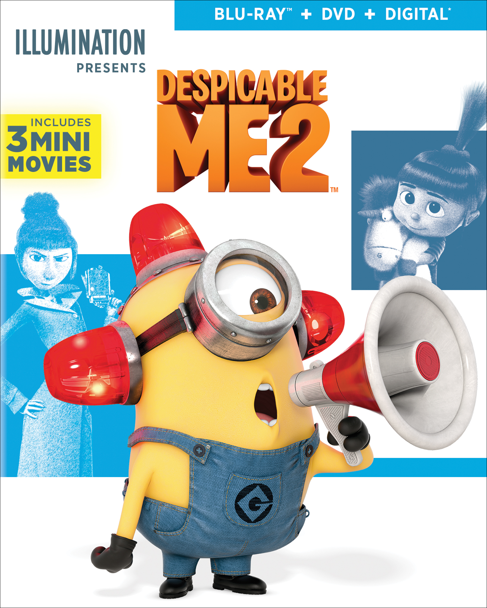 Despicable Me 2 Bluray Cover