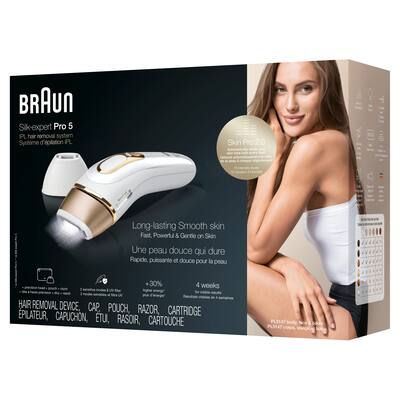 Braun Pro5 PL5147 IPL Hair Removal Kit for Men & Women White Braun Pro5 PL5147 IPL Hair Removal Kit for Men & Women White