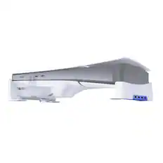 Front. 4Gamers - PS5 Slim Horizontal Stand - Black.